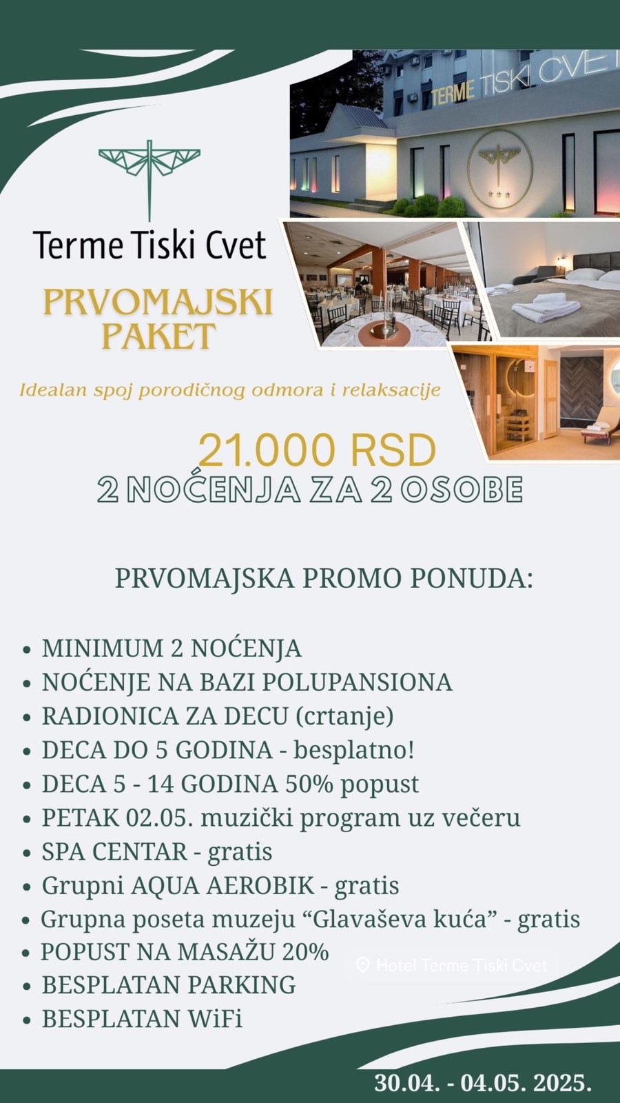 tiski cvet prvi maj 2025